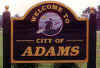 Adams Tennessee Sign